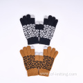 Touch screen knitted gloves for adult